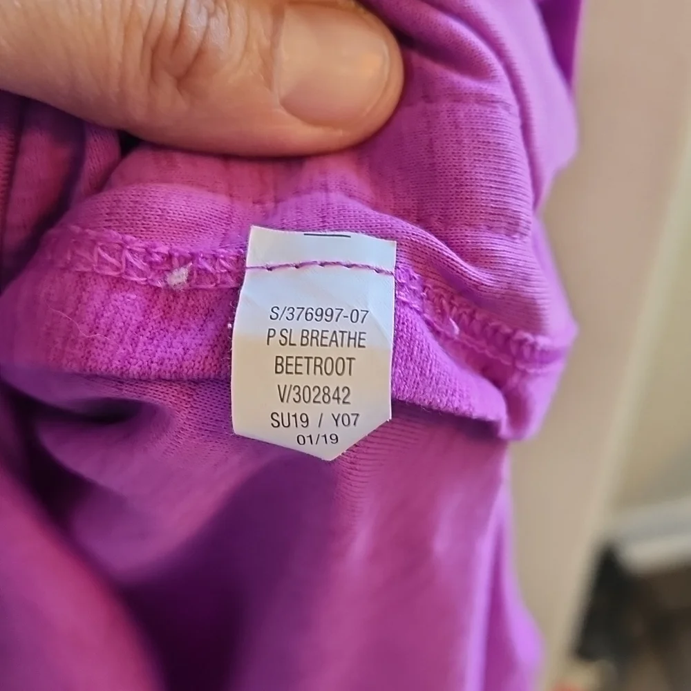 Old Navy purple active tank top, girls' size M (7/8) - Picture 3 of 5